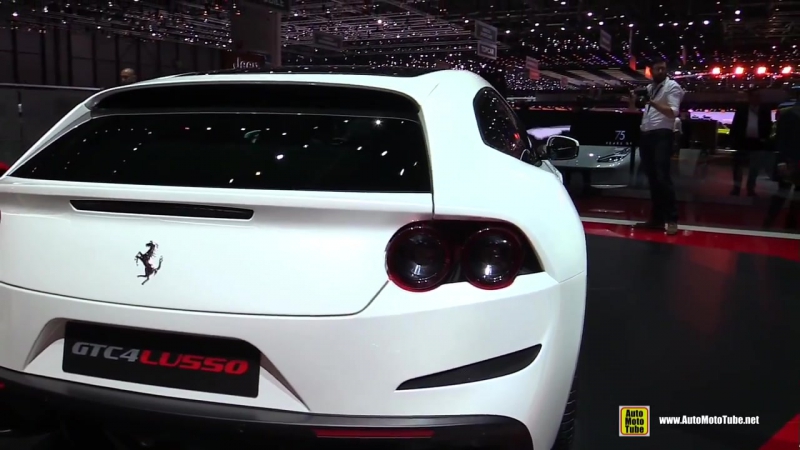 2017 ferrari gtc4 lusso exterior walkaround debut at 2016 geneva motor show