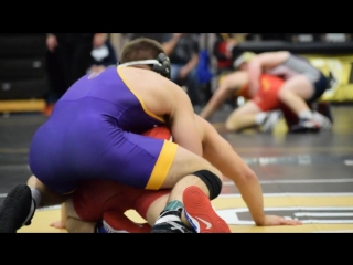 Max thomsen (uni) vs josh wenger (grand view) 149lbs