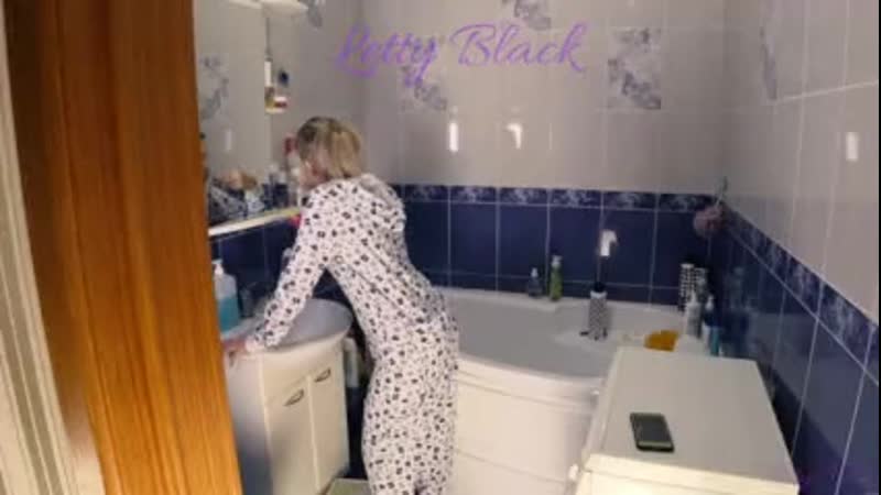 Тортик | быстрый секс с милой девушкой в пижаме в ванной letty black [ anal, big ass, tits, young, fast sex, orgasm, milf, ко
