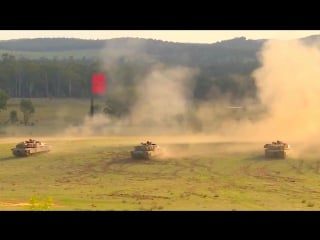 Танки m1a1 aim sa вс австралии на учениях chong ju 2018