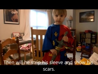 3 year old recites st crispins day speech from henry v