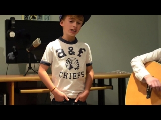 Justin bieber mistletoe covered by johnnyosings age 8