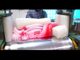 Mixing silicone for compression molding