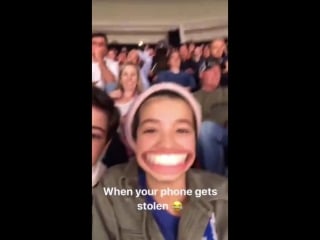 Asher dov angel, joshua rush, peyton elizabeth, sophia wylie and jess laine, at nba game