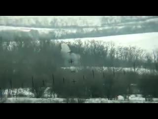 Попали прямо в цель в сети появилось видео разгрома позиции боевиков на донбассе