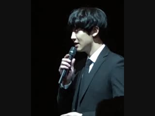 [fancam] 181013 чанёль на свадьбае сестры