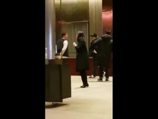 180123 minseok went to watch junmyeon's musical