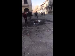 Улица ар рашид в багдаде напоминает поле битвы