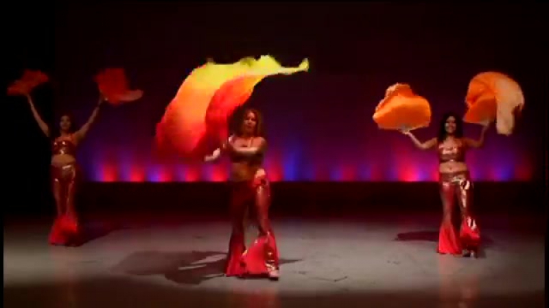 Maria shazadi fan veils 2 danza arabe bellydance mexico a la hesbie oudad