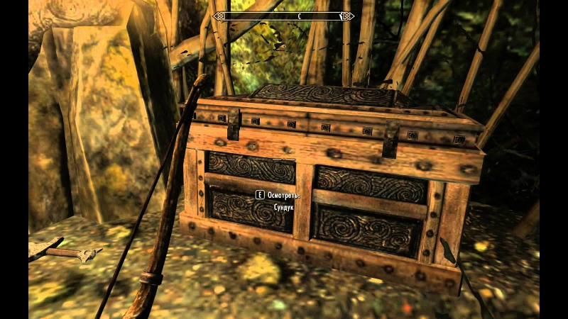 Побегал в tesv skyrim "постреляем?"