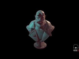 Hellboy high poly model by aleksandr artamonov