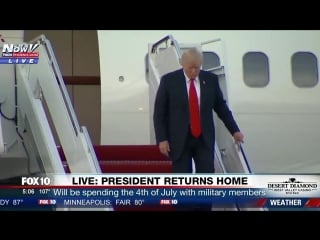 Trump tries to ditch his limo but then realizes its his only ride