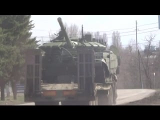 Т 72б3 вс рф на российско украинской границе 24 03 2017