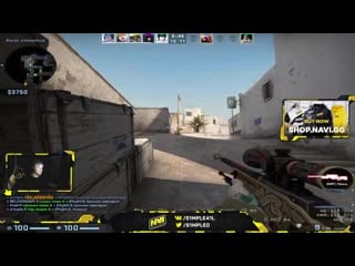 S1mple casually pulls off a double porn jumping no scope in fpl