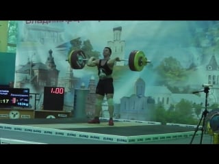 Veliev il'nur clean&jerk 163kg@85kg ( bw 84,6kg )