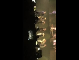 [fancam] 170912 bts at the chainsmokers' concert in seoul, performing 'closer' with them (closer shot)
