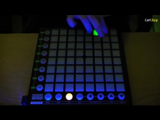 Novation launchpad chasing summers live routine (6 sec)