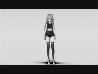 [mmd] francium (test model) wmv