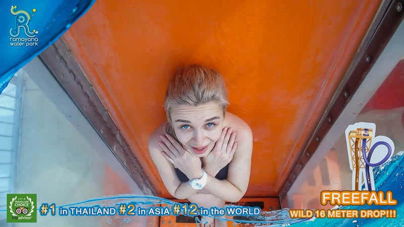 Авто съемка на водных горках 📸