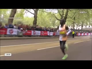 Marathon london 2019 eliud kipchoge power last 10 minutes of fight for victory motivation video