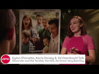 Dylan minnette, kerris dorsey ed oxenbould chat alexander with amc