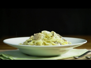 Chicken mushroom tagliatelle