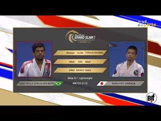 Group a joao goncalves neto vs nobuhiro sawada #kingofmats2019