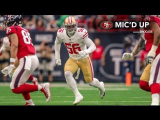 Mic'd up reuben foster and johnny holland at houston texans