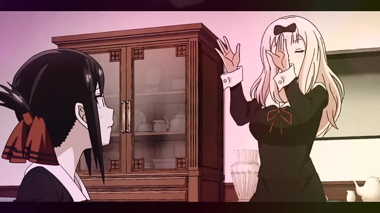 Kaguya-sama's ecstatic expression