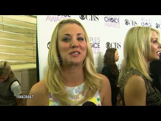 Kaley cuoco interview on pca 2013 nominations press conference, 15 nov 2012