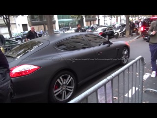 Kim kardashian, kanye west, north west & kris jenner leaving their hotel in paris 28/09/14 !