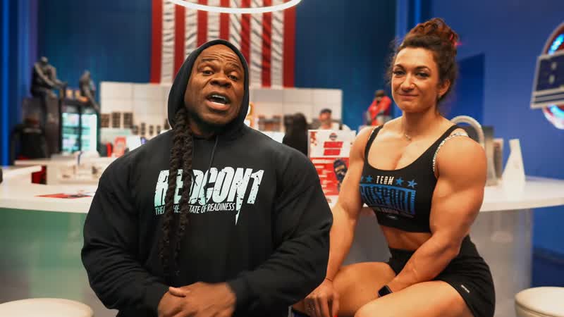 Kai greene &amp; valentina mishina train together (валентина мишина)