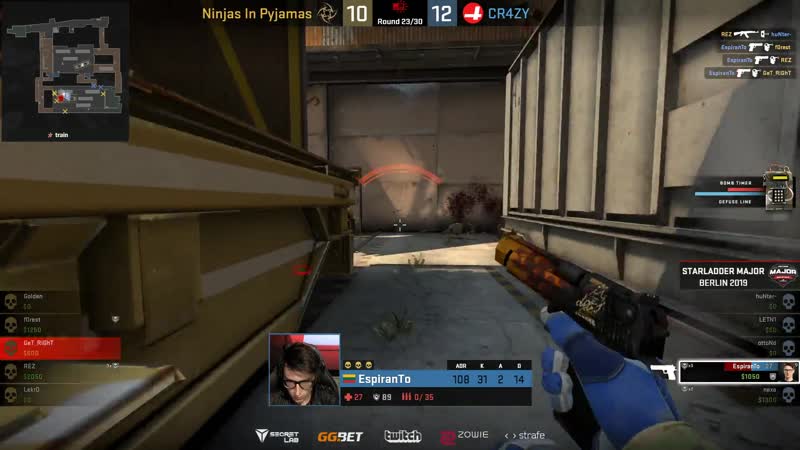 Espiranto 1vs3 with deagle | cr4zy nip