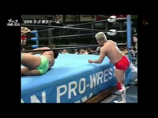 Kentaro shiga/yoshinobu kanemaru vs satoru asako/takeshi morishima