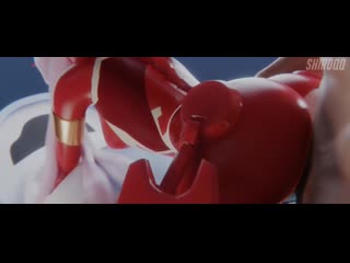 Zero two (code 002) doggystyle; latex; stockings; monster girl; 3d sex porno hentai; (by shiroqq) [darling in the franxx]