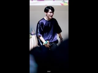 Fancam | | jun ( black and blue) @ 6th fansign in junggu youth center