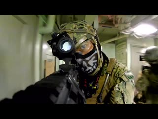 Airsoft on an aircraft carrier milsim maritime operation high tide (hk 416c wi