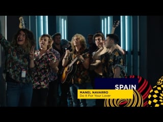 Manel navarro do it for your lover (spain) at the first semi final