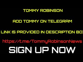 Tommy robinson is now on telegraph