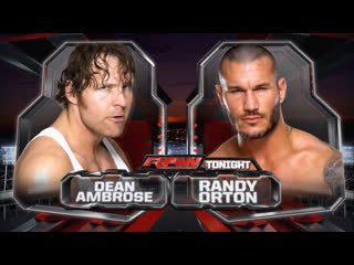 Dean ambrose vs randy orton raw (07 07 2014)