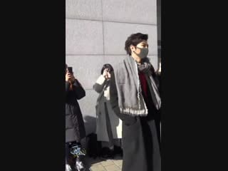 [fancam] 181201 vixx leo before musical 'elisabeth'