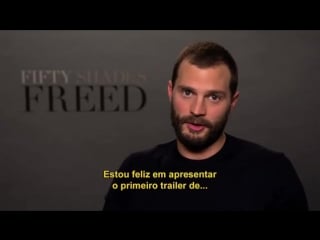 Jame dornan mandando um recado para os fãs