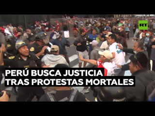 Fiscalía de perú afirma que ultima la investigación sobre las muertes en protestas antigubernamentales
