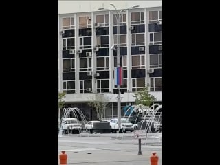 Голая стирка возле мэрии краснодара