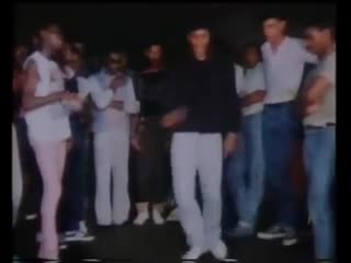 Electric ballroom dancers in a documentary with a very young giles peterson 1980s