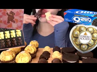 Asmr yuuu 유우 20230410 asmr 초코릿 디저트 먹방 chocolate desserts eating mukbang giwlfqr4try