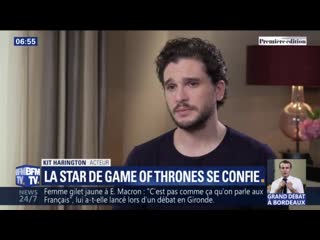 Game of thrones kit harington (jon snow) content de passer à autre chose