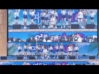 [fancam] 170714 wjsn kiss me kiss me day at ocean world @ cosmic girls