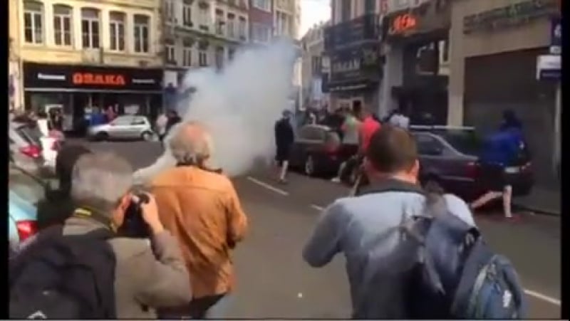 Полиция применила слезоточивый газ против английских фанатов в лилле