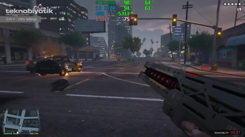 [teknobiyotik] i3 8100 + gtx 1060 6gb game performance (bf1, gta v, csgo, pubg)